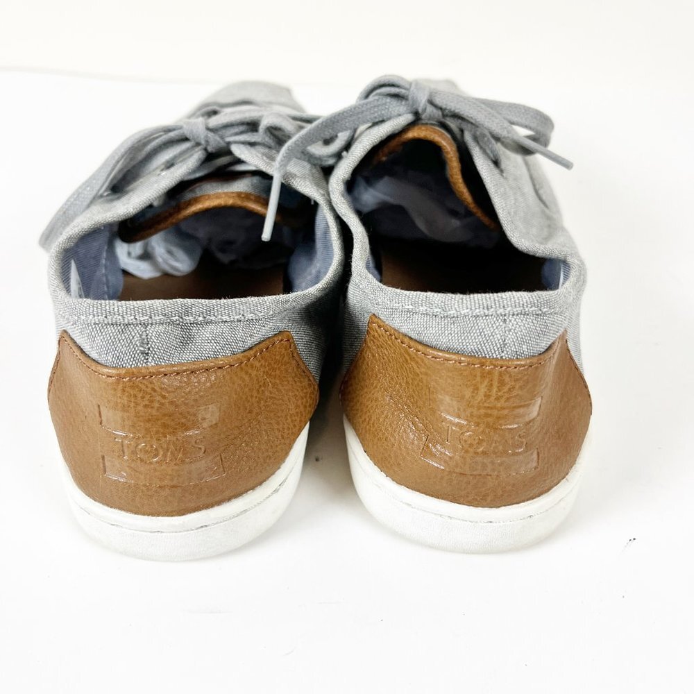 2/$20 Toms Gray Sneakers 10 - Picture 5 of 7